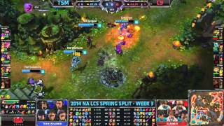 TSM vs C9  2014 NA LCS W3D2 [upl. by Swift]