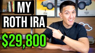 Revealing My Roth IRA Portfolio  How To Pick Investments for YOUR Roth IRA 2022 [upl. by Kally]