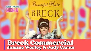 Breck Commercial  Goldie Hawn Ruth Buzzi Judy Carne Joanne Worley  Rowan amp Martins LaughIn [upl. by Brina]