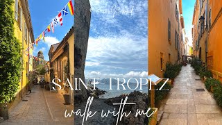 Saint Tropez  France  Walk with Me  4k [upl. by Chemosh]