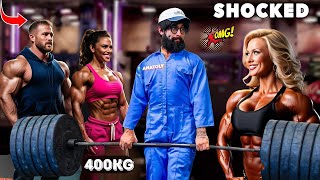 Anatoly vs Bodybuilder in INSANE 400 Kg Deadlift Gym Prank  Anatoly Gym Prank😳 [upl. by Karyl]