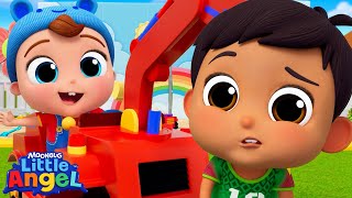 Baby John Goes to School  Little Angel Kids Songs amp Nursery Rhymes [upl. by Hime790]