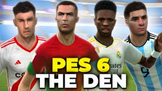 TUTORIAL Y REVIEW DE PES 6 THE DEN PARCHE TEMPORADA 202324  LIGA ARGENTINA [upl. by Rob609]