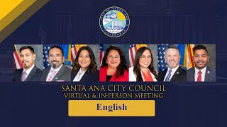 Santa Ana Council Oct 1 2024English [upl. by Merrile]