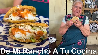 Gorditas De Masa De Chicharron De Mi Rancho A Tu Cocina [upl. by Halette]