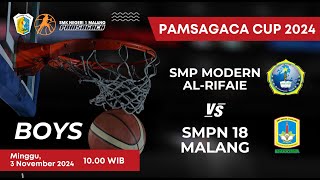 SMP MODERN ALRIFAIE VS SMPN 18MALANG  PAMSAGACA CUP 2024 TOURNAMENT BASKETBALL [upl. by Him456]