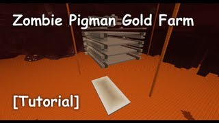 Zombie Pigman Gold Farm Tutorial [upl. by Atela]