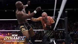 Continental Classic Blue League Mark Briscoe vs Shelton Benjamin  112724 AEW Dynamite [upl. by Guenna]