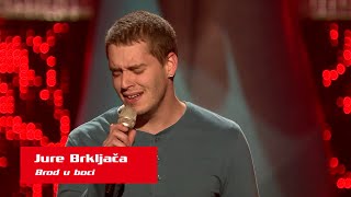 Jure Brkljača quotBrod u bociquot  The Voice of Croatia  Season1  Blind Auditions3 [upl. by Edgar362]