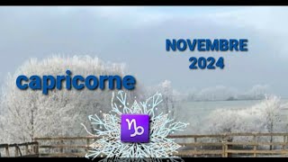 Capricorne ♑ NOVEMBRE 2024 horoscope capricorne cartomancie [upl. by Amerd]