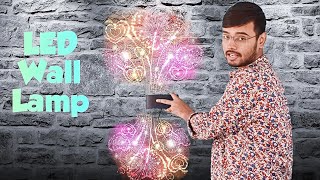 LED wall lamp and light  Full Review and walkaround led [upl. by Rekrap342]