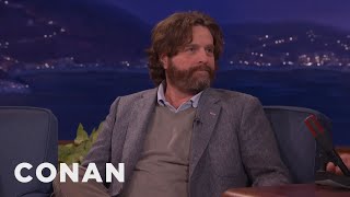 Zach Galifianakis Successful Diet Secrets  CONAN on TBS [upl. by Grevera]