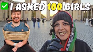 I asked 100 Girls  Your craziest date Street interview [upl. by Cirre]