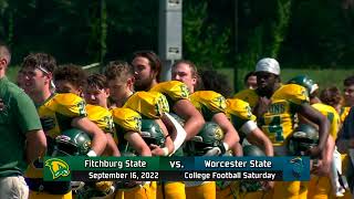 2022  FSU vs Worcester Football 9172022 [upl. by Thevenot]