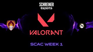 SCAC Valorant vs Southwestern Week 1 [upl. by Einohpets87]