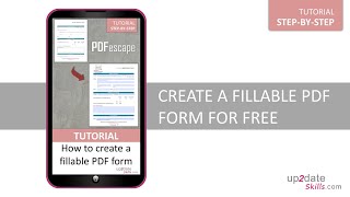 Create a fillable PDF form for free – preview of our step by step tutorial Shorts [upl. by Eatnwahs]