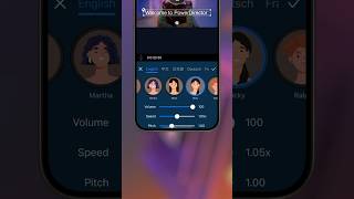 Realistic Text to Speech Voices with a few Taps shorts [upl. by Lebaron]