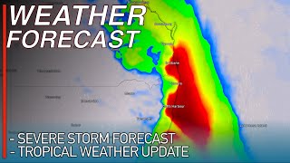 Severe Thunderstorms and Heavy Rainfall Forecast for Queensland and New South Wales From Tonight [upl. by Lynd60]