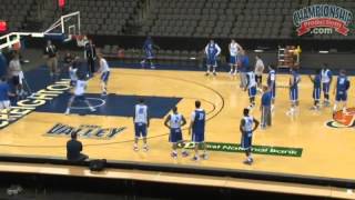 All Access Creighton Basketball Practice [upl. by Neryt]