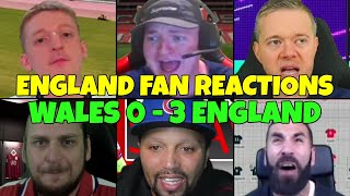 ENGLAND FANS REACTION TO WALES 03 ENGLAND  FANS CHANNEL [upl. by Pleione]