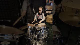 IRON MAIDEN HALLOWED BE THY NAME DRUM COVER 7 YEARS OLD 🥁 drumcover drummer drumvideo [upl. by Sueddaht961]