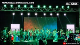 Atharva College OF engineering Malad Retro Night Dance Performance youtubechannel youtube [upl. by Indira]