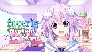 Facerig Test Neptune Avatar  Nepu Nepu [upl. by Husein865]