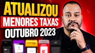 Qual é a MELHOR MÁQUINA de Cartão com a MENOR TAXA do BRASIL ATUALIZADO [upl. by Jodi658]