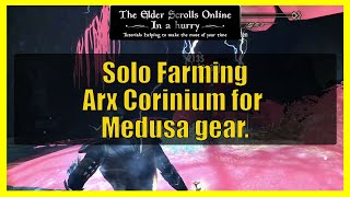 Solo farming Arx Corinium for Medusa Gear [upl. by Korrie]