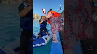 Boat Flips Over Because of This Woman shortsvideo [upl. by Jarvey]