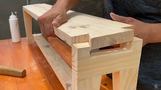 Simple Woodworking Project  Easy Bench Ideas You Can Build Today [upl. by Noreen]