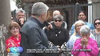 ESQUINAS POR LA MEMORIA HOMENAJE A OSCAR SANCHEZ [upl. by Ihpen]