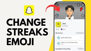 How to Change Your Streaks Emoji On Snapchat [upl. by Ecela]