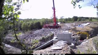 Archimedes screw time lapse Aberdulais [upl. by Ormand]