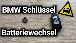 BMW Schlüssel Batteriewechsel aktuelle Modelle  auch Keyless Go [upl. by Ylime852]