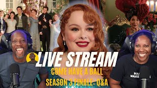 Bridgerton Season Finel Livestream Ball  AMA on all things Bridgerton [upl. by Elyrad864]