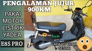 Review Asli Pengguna Motor Listrik Yadea E8S Pro Jarak tempuh dan lama chargernya [upl. by Holsworth719]