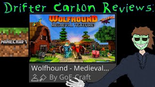 quotWolfhound Medieval Texturesquot  Minecraft Texture Pack Review  Spooky Ducktober 2024 [upl. by Anisor]