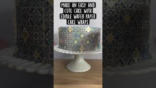 Edible wafer paper sheets for cake decorating [upl. by Alleyne]