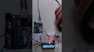 Vehicle Speed Detector Using Ultrasonic Sensor arduino [upl. by Gabriella235]