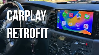 Apple CarPlay Retrofit in Toyota Corolla  Pros amp Cons [upl. by Missy405]