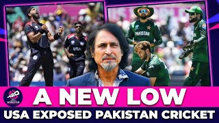 A New Low  USA Exposed Pakistan Cricket  PAK VS USA  Ramiz Speaks [upl. by Suchta]