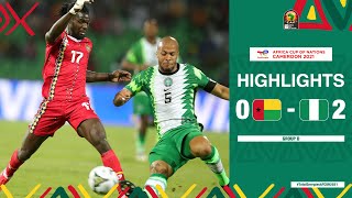 GUINEA BISSAU 🆚 NIGERIA Highlights  TotalEnergiesAFCON2021  Group D [upl. by Elolcin390]