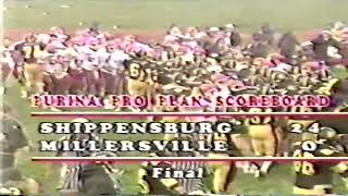 1989 Shippensburg University Football vs Millersville University [upl. by Bernetta]