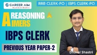 IBPS CLERK Reasoning Previous Year Day 2 [upl. by Herrick]