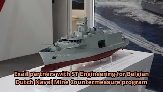 Exail partners with ST Engineering for Belgian Dutch Naval Mine Countermeasure program [upl. by Arobed]