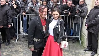 Stephen Hung and wife Deborah Valdez Hung at Dior Haute Couture Fashion Show [upl. by Hecklau507]