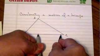 Constructing a median [upl. by Ly]