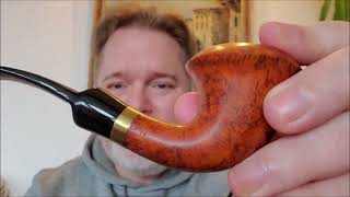 🇩🇪🇺🇸 Pfeife rauchen  Stanwell No 162 »Calabash« OR 14  Briar Pipe  Bruyère Pfeife [upl. by Euqilegna503]