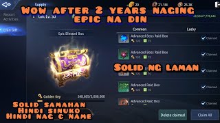 Mir4  EPIC blessed box 2 years solid na samahan kaya solid resources na din [upl. by Enilesoj]